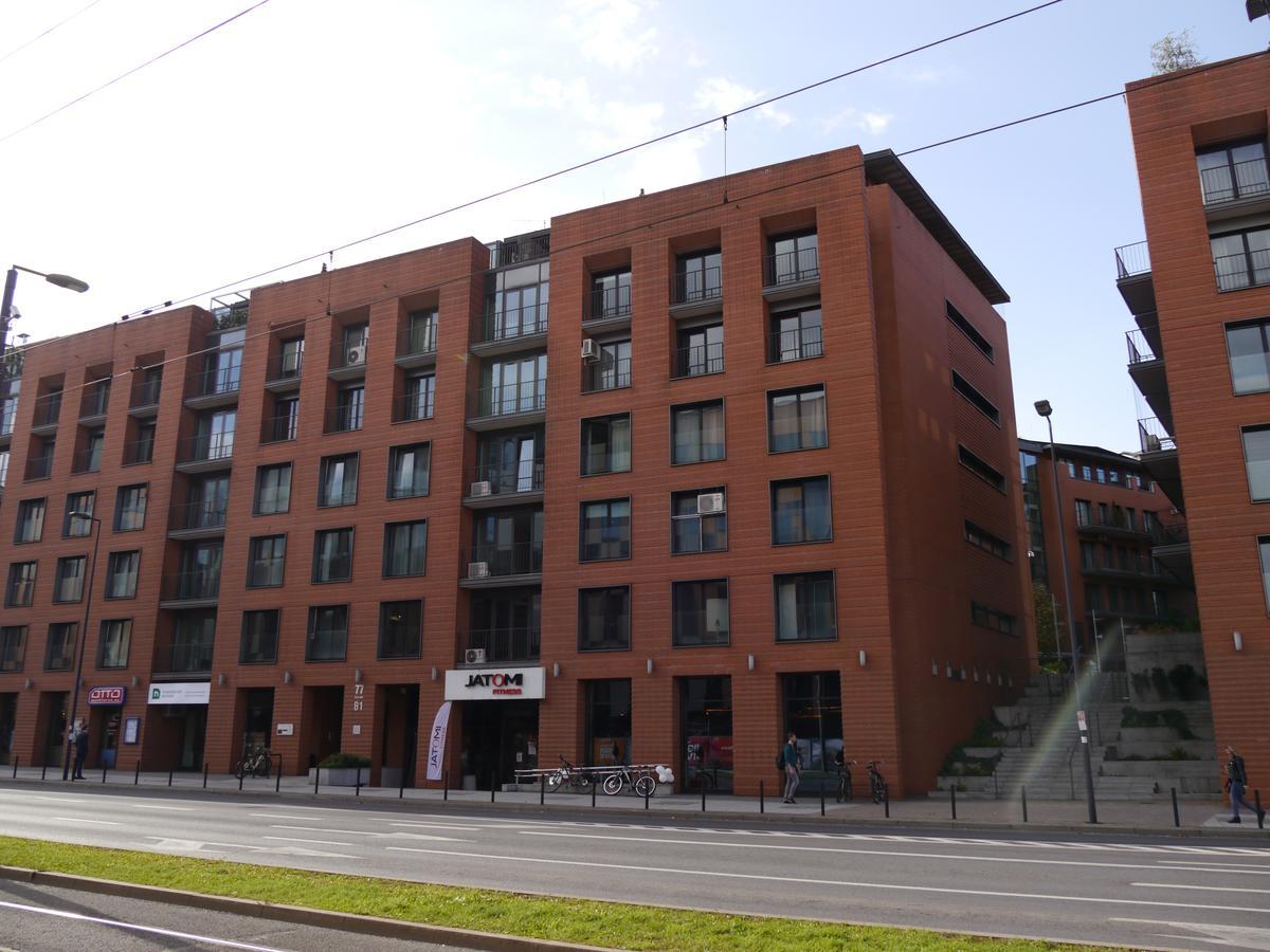 Modern Apartment In City Center Kraków Exteriör bild